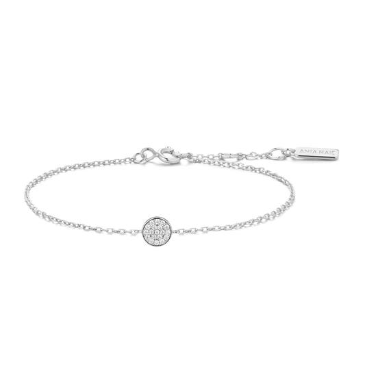  Luna Gaze - Link bracelets - Silver / Rhodium plated - Zirconia - 18,5cm